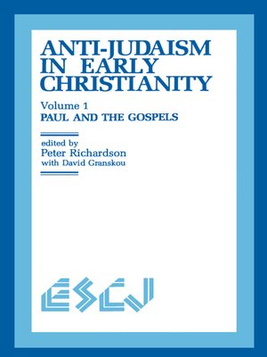 cover image of Anti-Judaism in Early Christianity